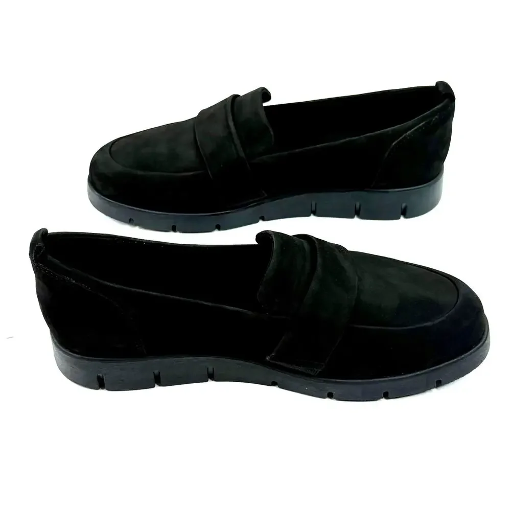 Rockport Women's Ramone Casual Slip-On Almond Toe Loafers Size 6.5W Black NWT